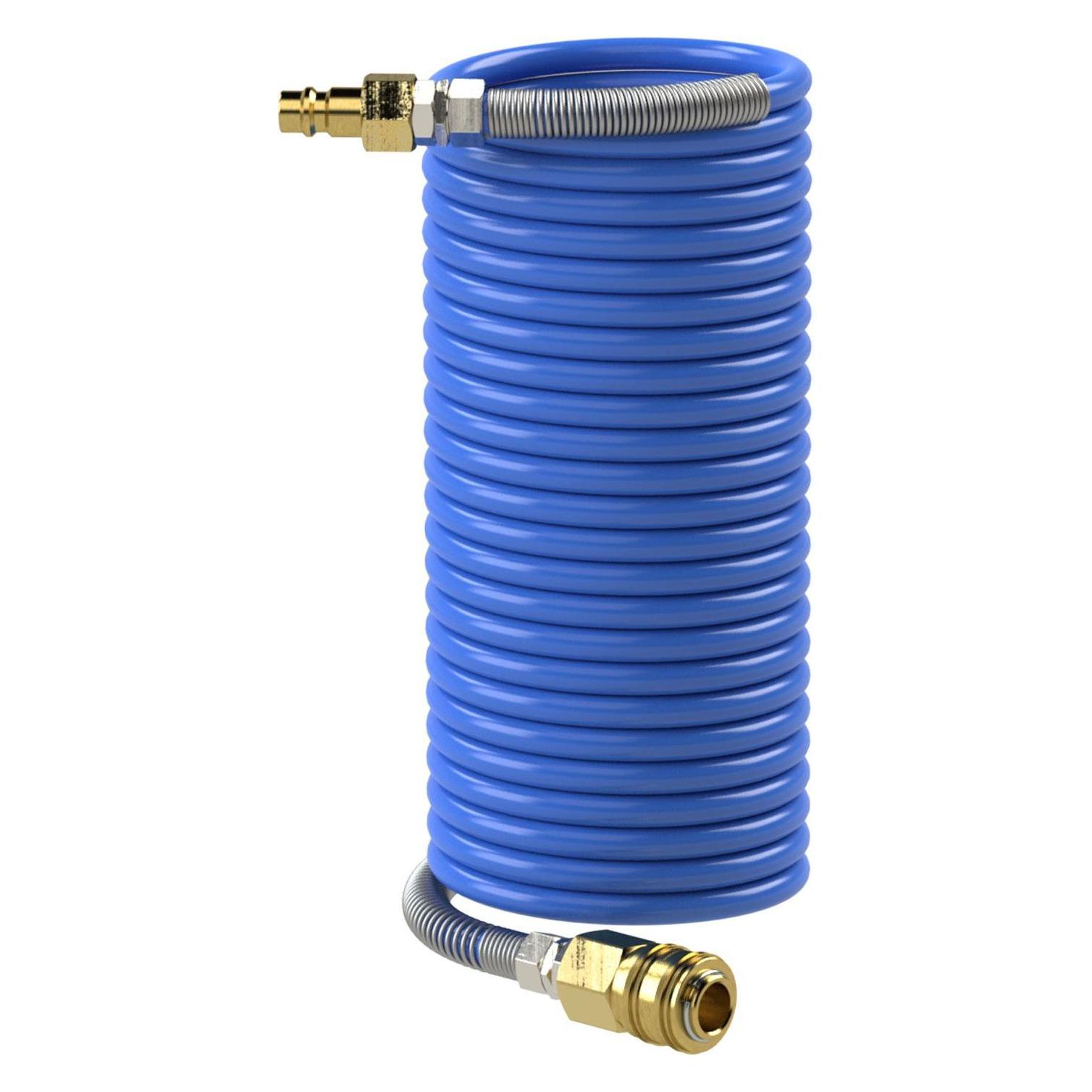 Riegler Spiralschlauch-Kupplung-Set, Standardkuppl., PA, ø 12x9, 10 m (SP121000PASK)