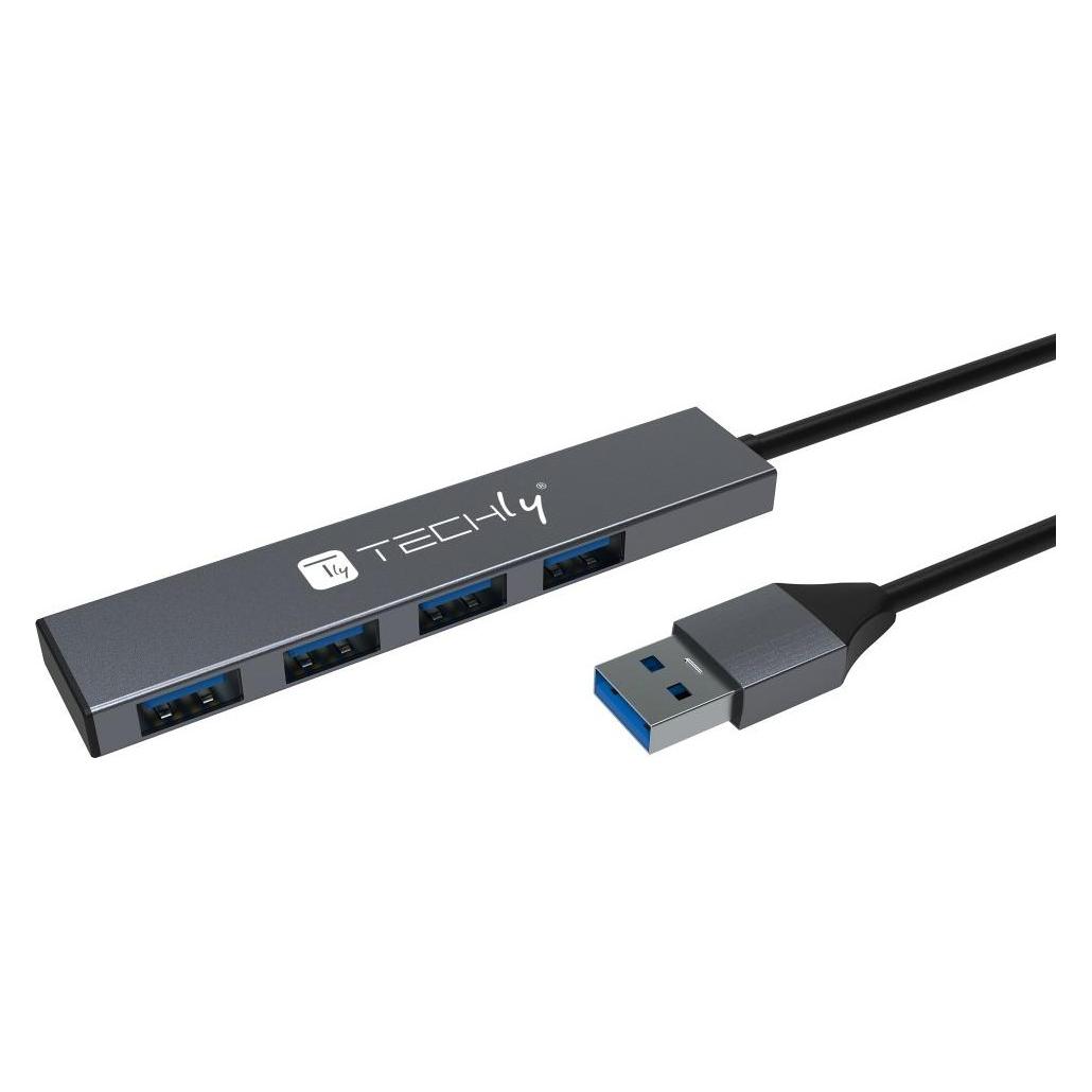 Techly USB-HUB USB-Hub 4 Port USB3.2 Gen1 (USB-A, 4 Ports) (365948)