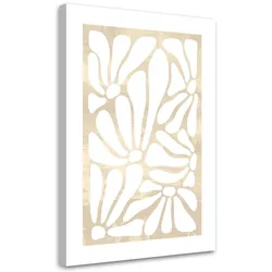WANDBILD florales muster