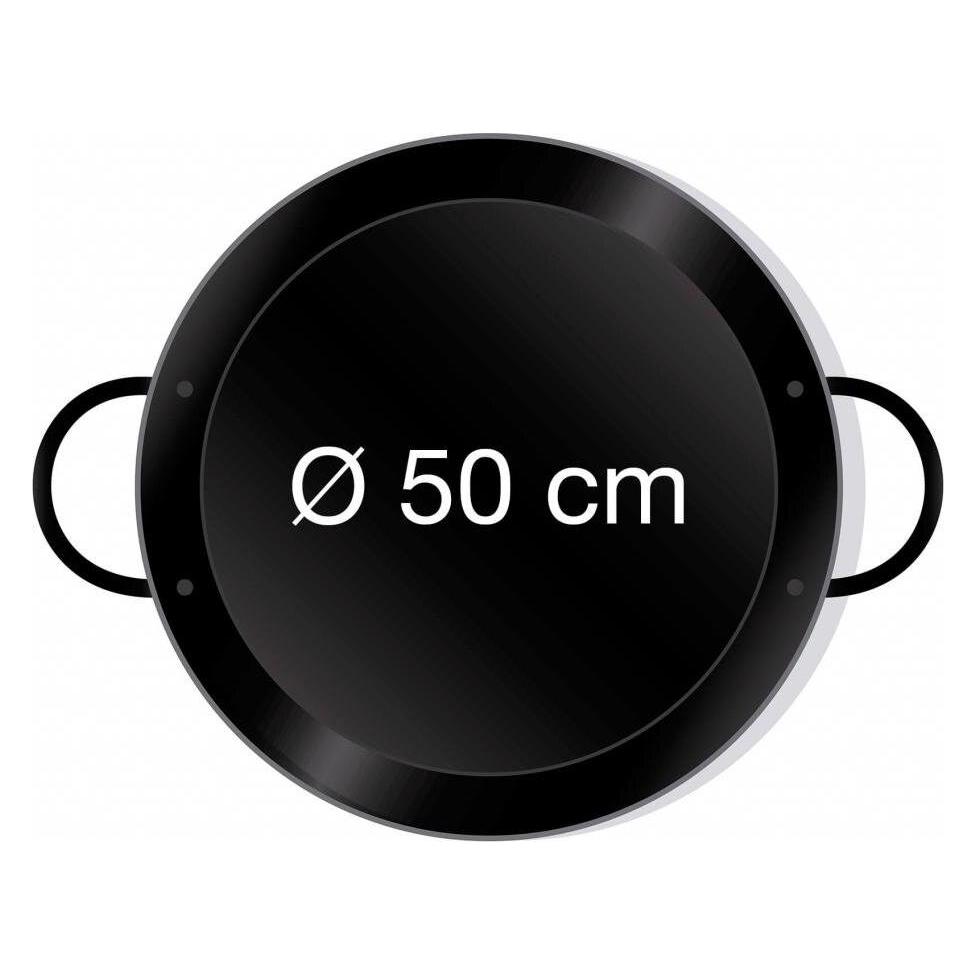 All'Grill Paella-Pfanne emailliert Ø 50 cm (Paella Pfanne, Emaille, Stahl, 50 x 5 cm) (B014Q4D76E)