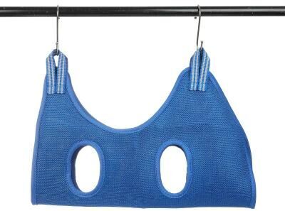 Inspired Living CalmClip Pet Grooming Hammock For Cat And Dog Nail Trimming blue xs