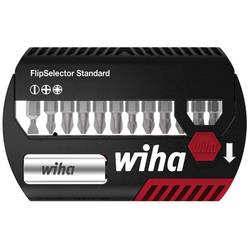 Wiha 39049 39049 Bit-Set 13teilig Schlitz, Kreuzschlitz Phillips, Kreuzschlitz Pozidriv
