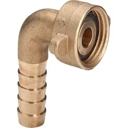 Winkelschlauchverschraubung 1/2x3/4" flachdichtend messing blank