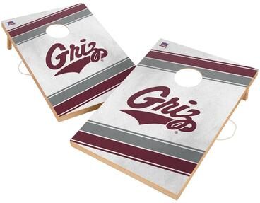 Skip's Garage Montana Grizzlies Regulation 2x4 Cornhole Set