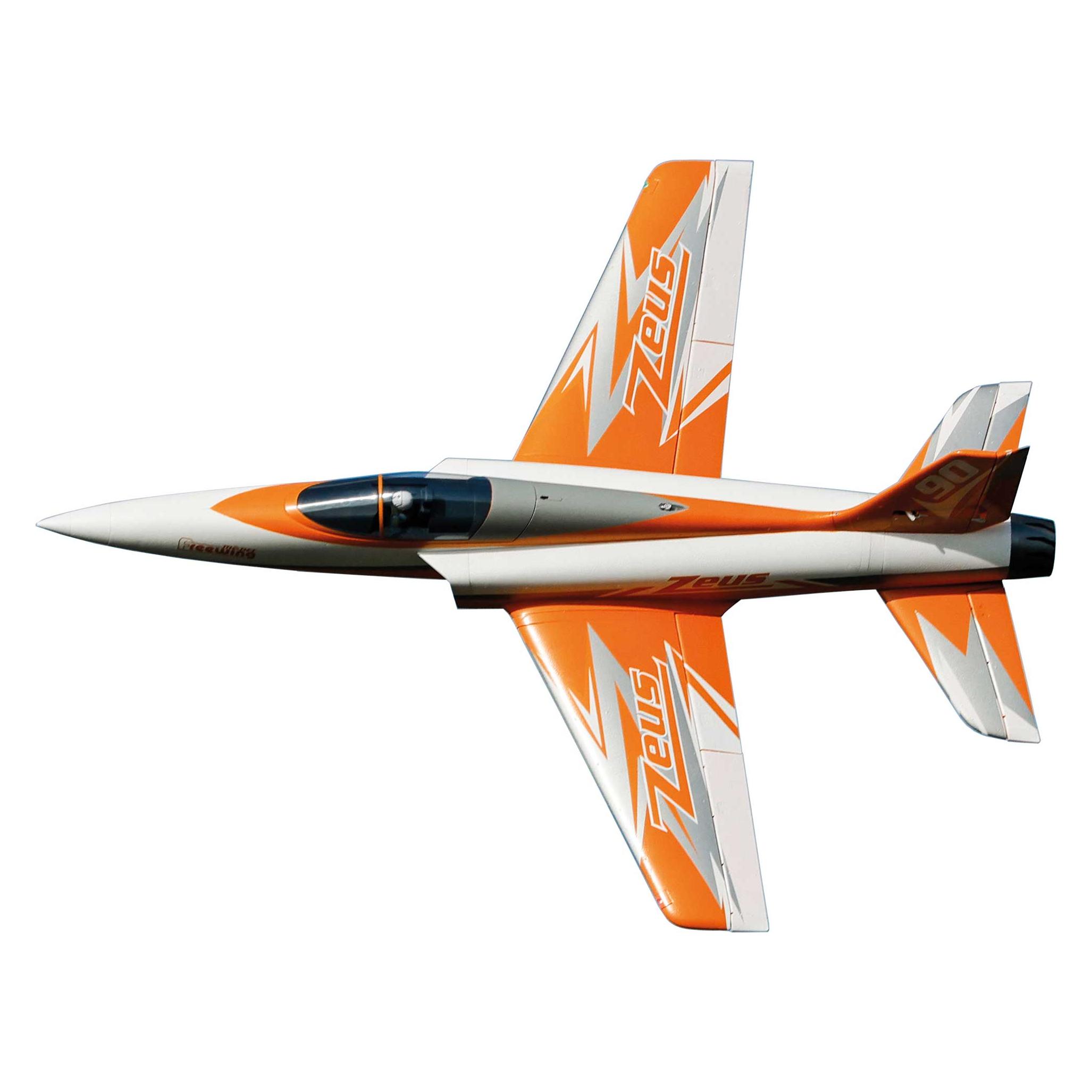 Freewing Zeus 90mm PNP 8S Sport jet EDF (Orange) (FJ32022P)