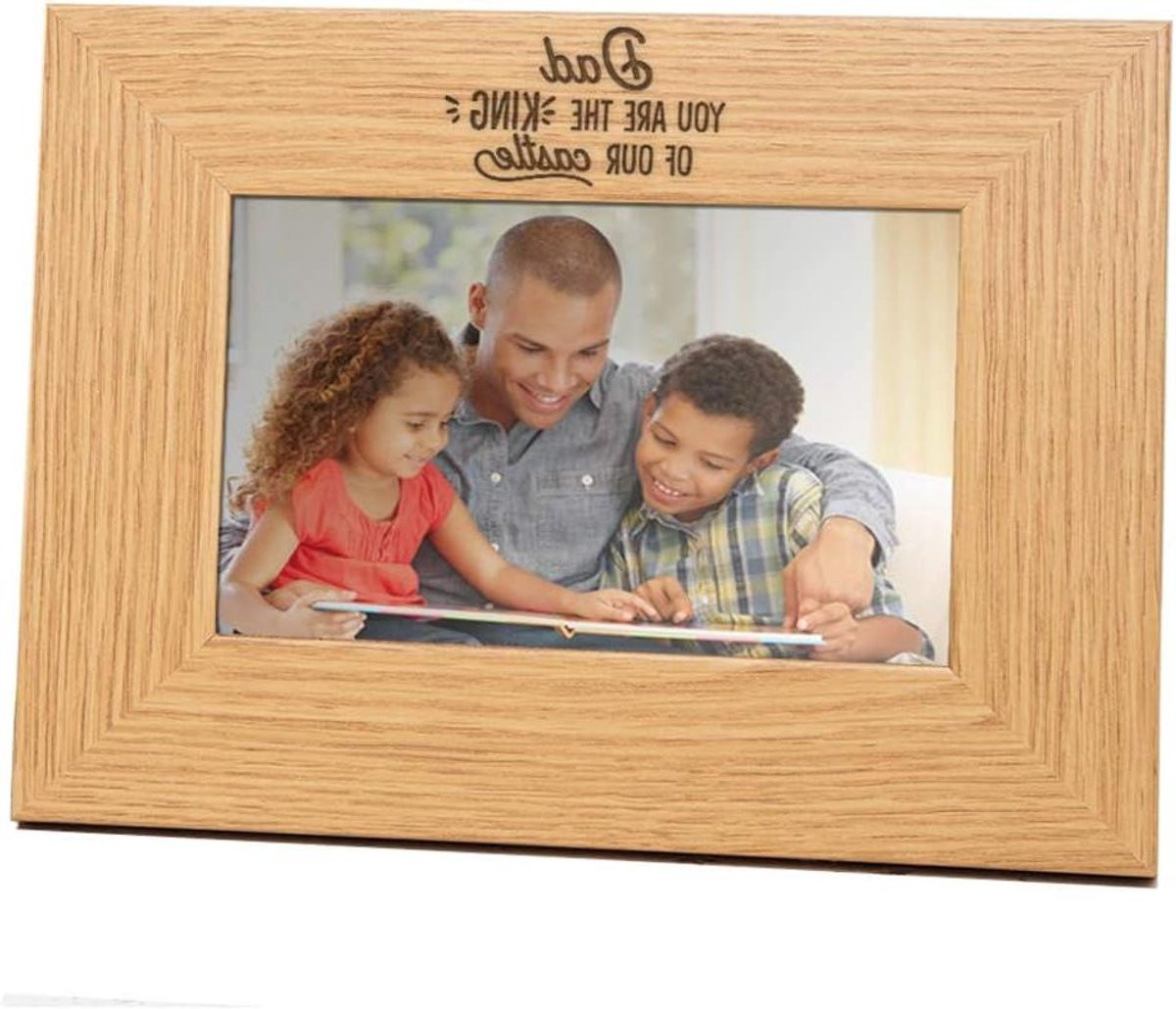 Fotolijst Papa - Gegraveerd Eikenhout - 6x4 inch