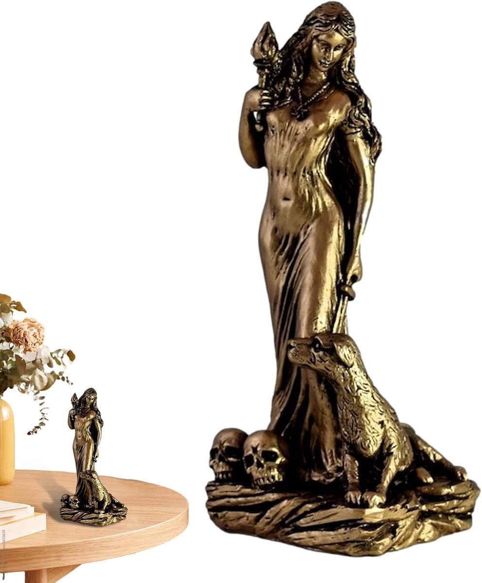 Merkloos Spiritueel Figuur Godin - Auburn - 20 cm