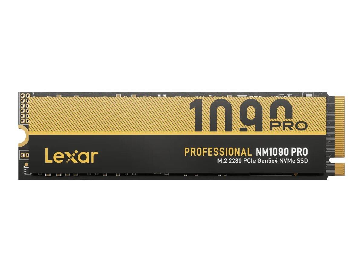 Lexar Professional M.2 2280 SSD NM1090 PRO 2TB intern PCIe 5.0 x4 LNM109P002T-RNNNG