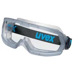 uvex hypervision Vollsichtbrille beschlagfrei beschichtet grau/transparent - 9321614 - grau/transparent