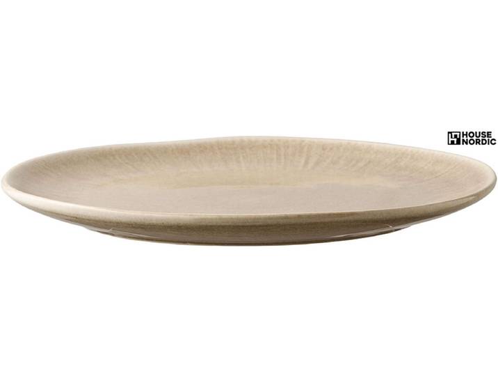 Teller VIOLA Keramik beige 1 Stück