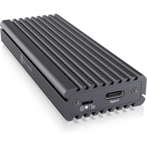 IcyBox USB 3.1 Typ-C M.2 NVMe SATA SSD Gehäuse extern