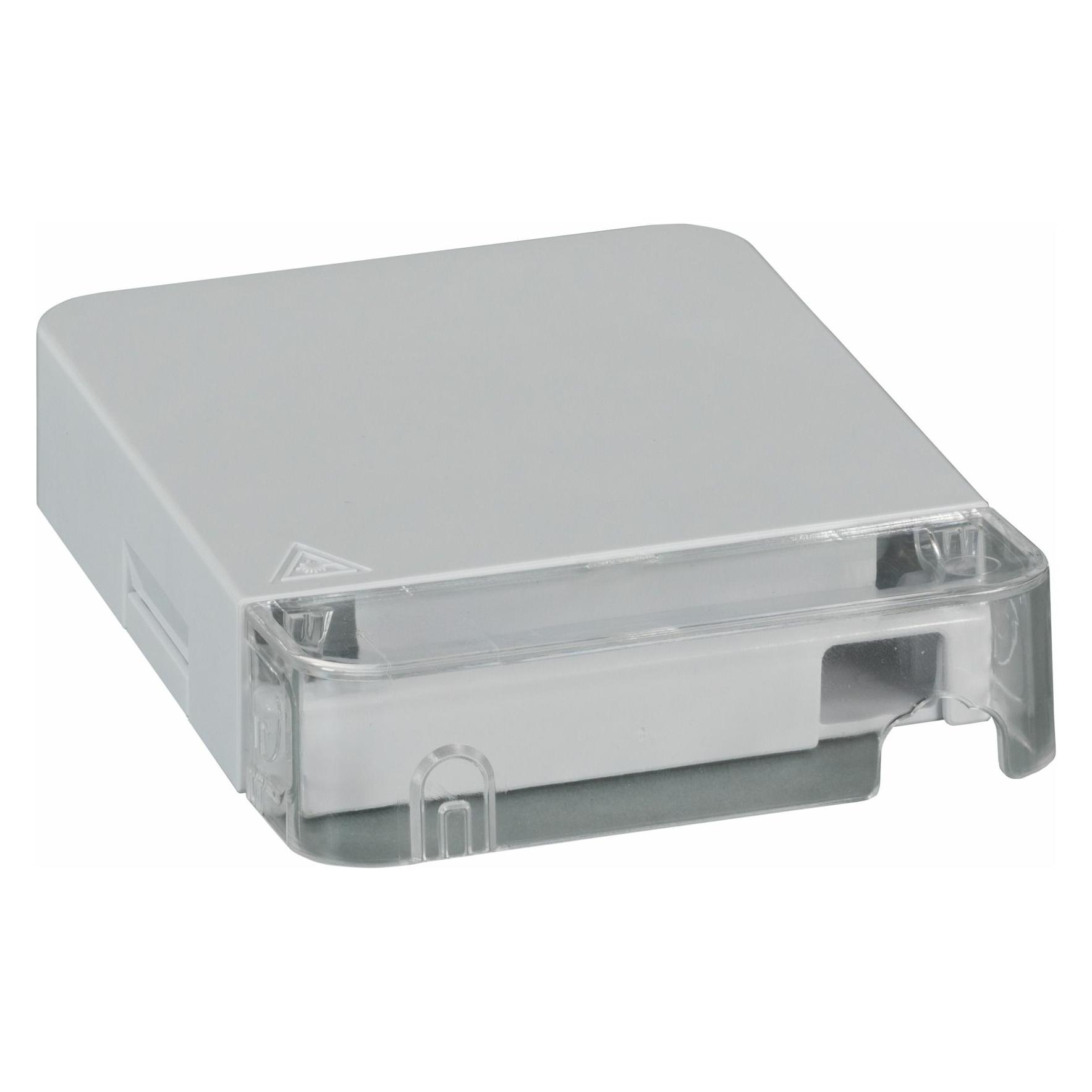 EFB Elektronik FTTH Indoor Anschlussbox für 2Fasern, 1Kupplung, Steckschutzvorrichtung (Spleissbox) (FTTH-BOX-IN-3)