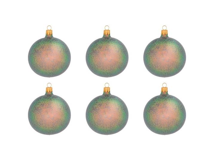 Weihnachtskugel 6er-Set Lauren - Material: Glas - 949