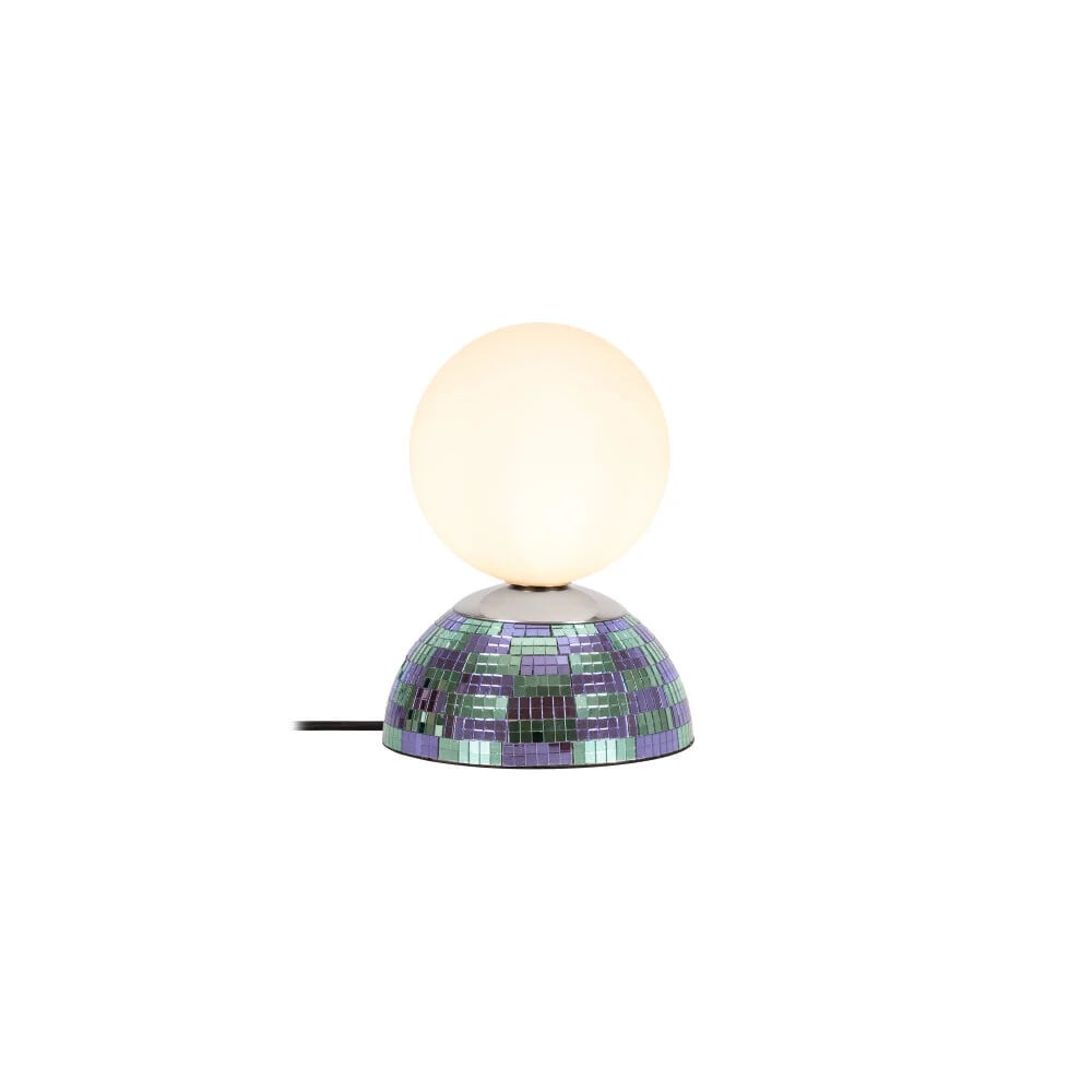 Lucide GLITZER Tafellamp Blauw - Diameter: 14 cm