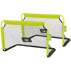 EXIT Tempo 900 Mini-Fußballtore (Set von 2) - grün/schwarz