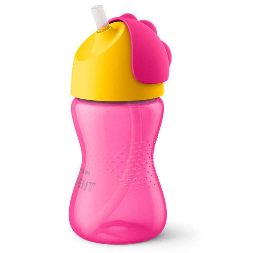 Avent Drinkbeker met Rietje Girl Roze Scf798/02 300 ml Babyflasche