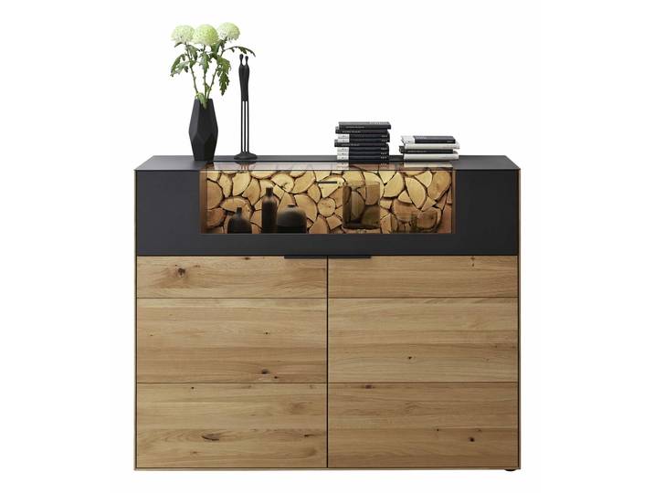 Wöstmann Markenmöbel Highboard WM 2140, wildeiche, Massivholz