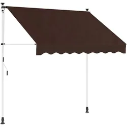 vidaXL, Markise, Gaxonas (Weisse Rahmen) (1.50 m)