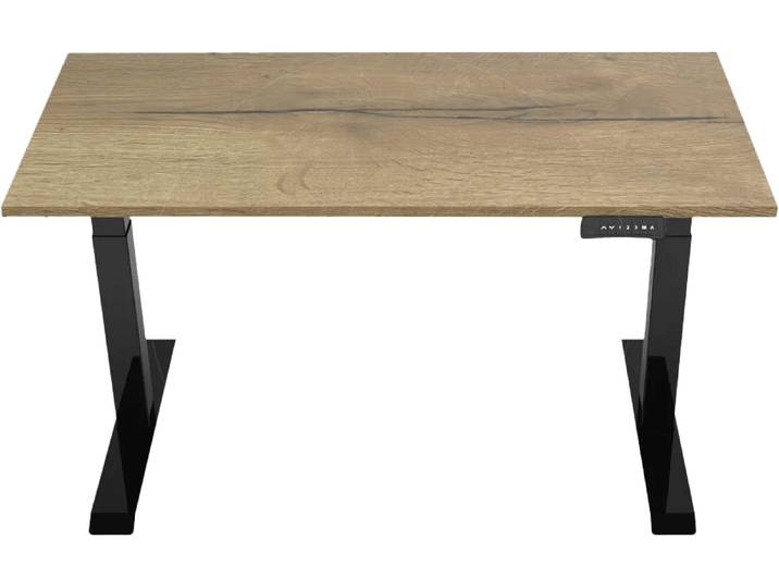 Euroseats Elektrisch Zit Sta Bureau 140 x 80 Zwart/Eiken
