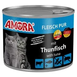 AMORA Cat Fleisch Pur mit Thunfisch | 6x 200g