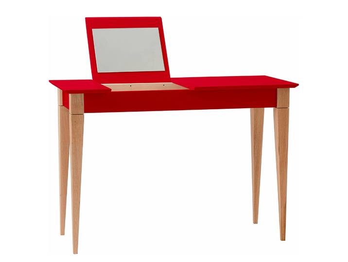 Schminktisch 105cm Rot/Rot