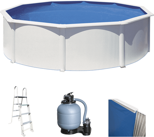 Gre Fidji Ronde Ø460 x 120 cm - Piscine hors-sol en acier