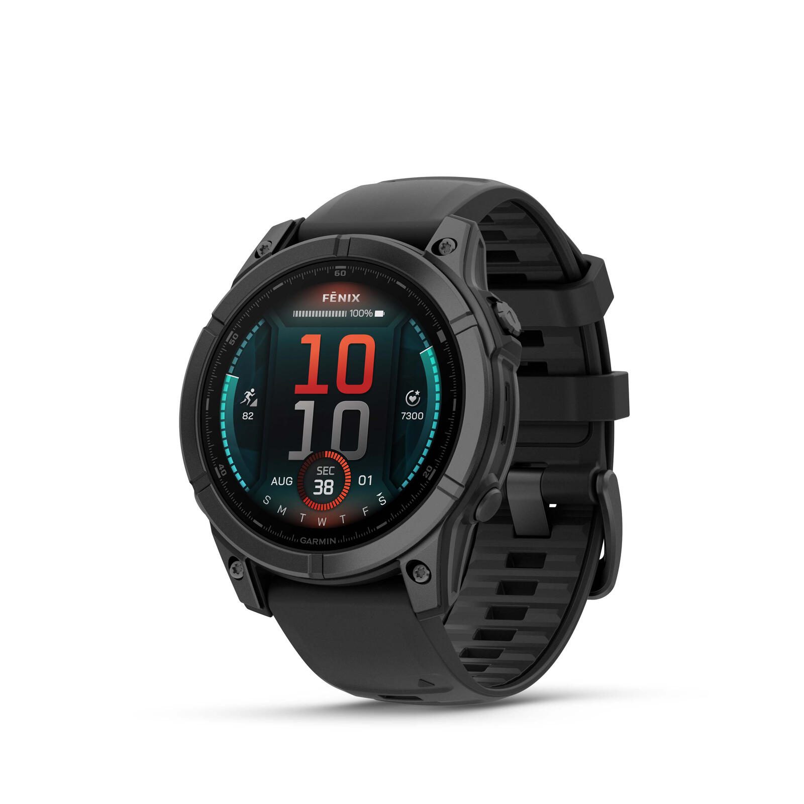 GARMIN fenix E Smartwatch 47 mm schwarz, schiefergrau 010-03025-01