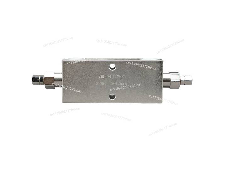 Vanne d'équilibrage tubulaire universelle pour vérin hydraulique, statique, bidirectionnelle, VBCD, pour véhicules de dépannage et de construction, à pression