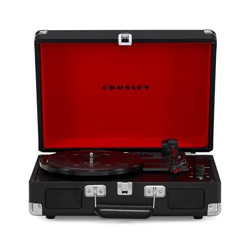 Crosley Cruiser Plus platenspeler - Zwart - Bluetooth in/uit