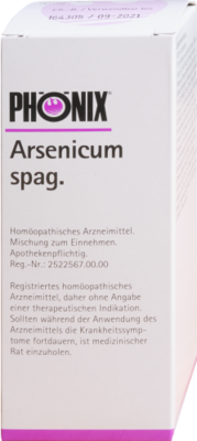 PHÖNIX LABORATORIUM GmbH PHÖNIX ARSENICUM spag.Mischung 50 ml 04223027