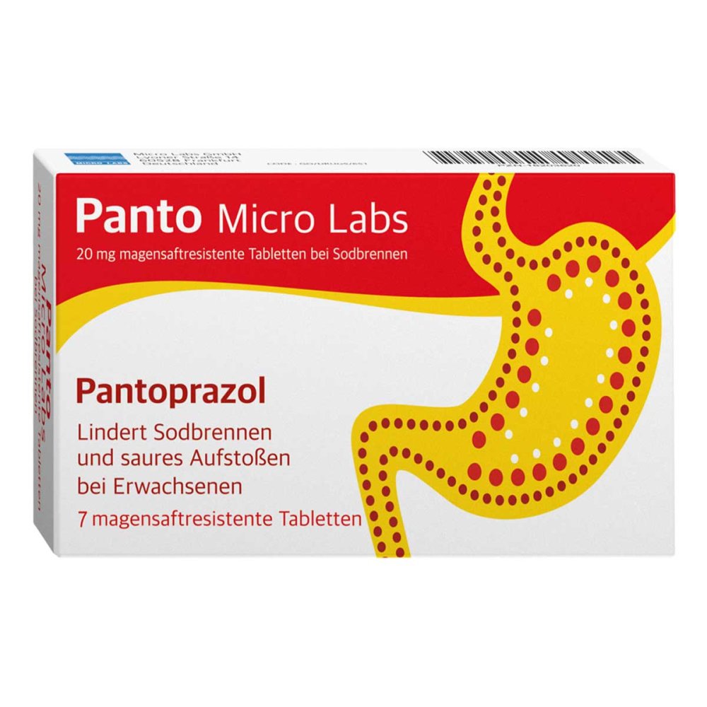 Micro Labs GmbH Panto Micro Labs 20Mg Magensaftresist. Tabletten bei Sodbrennen 18203620