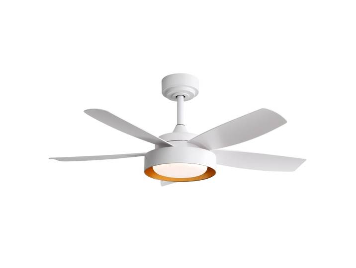Ventilateur de plafond silencieux blanc 107 cm