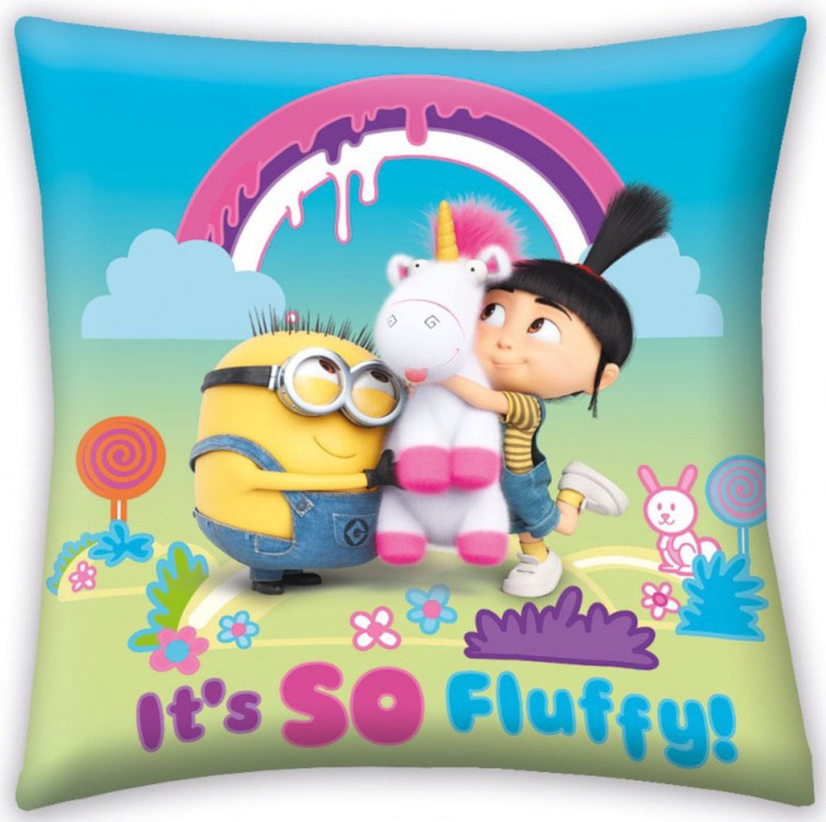 Minions Kussen It's so Fluffy! - Multi - 40 x 40 cm