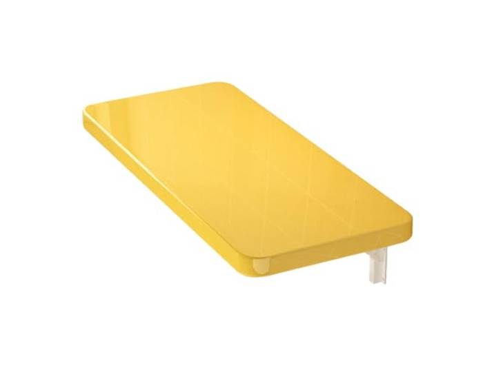 IOvgujFY Klappbarer Esstisch for Küche, Waschküche, Badezimmer, Schlafzimmer(Yellow,30x90cm11.8x35.4in)