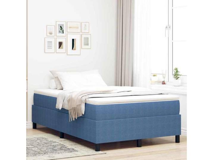 Cadre de lit plateforme Bleu 120 x 200 cm 3337405