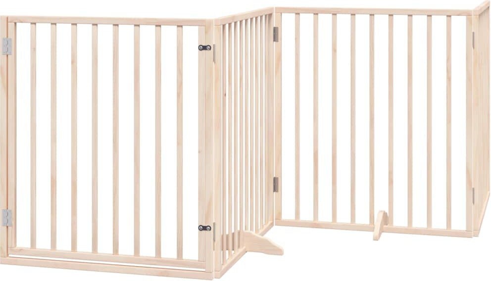 Archie & Oscar Rilea Solid Wood Dog House Door Beige 90cm H x 480cm W x 2cm D