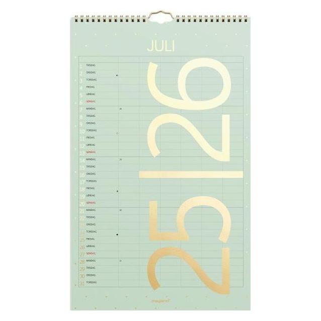 Mayland-Burde Studie Familiekalender Color 2025/2026 (26807700)