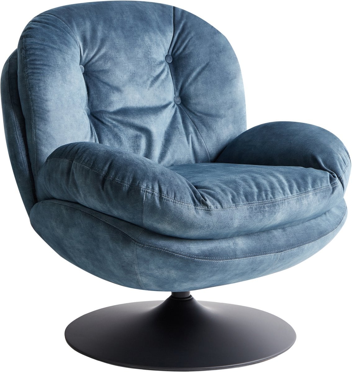 Beliani Shell Fauteuil Mid-Century voor Volwassenen