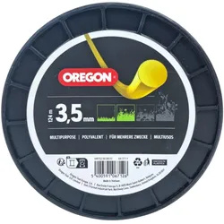 Oregon, Zubehör Gartenmaschinen, Faden gelb rund 3.5 mm x 124 m (Rasentrimmer)