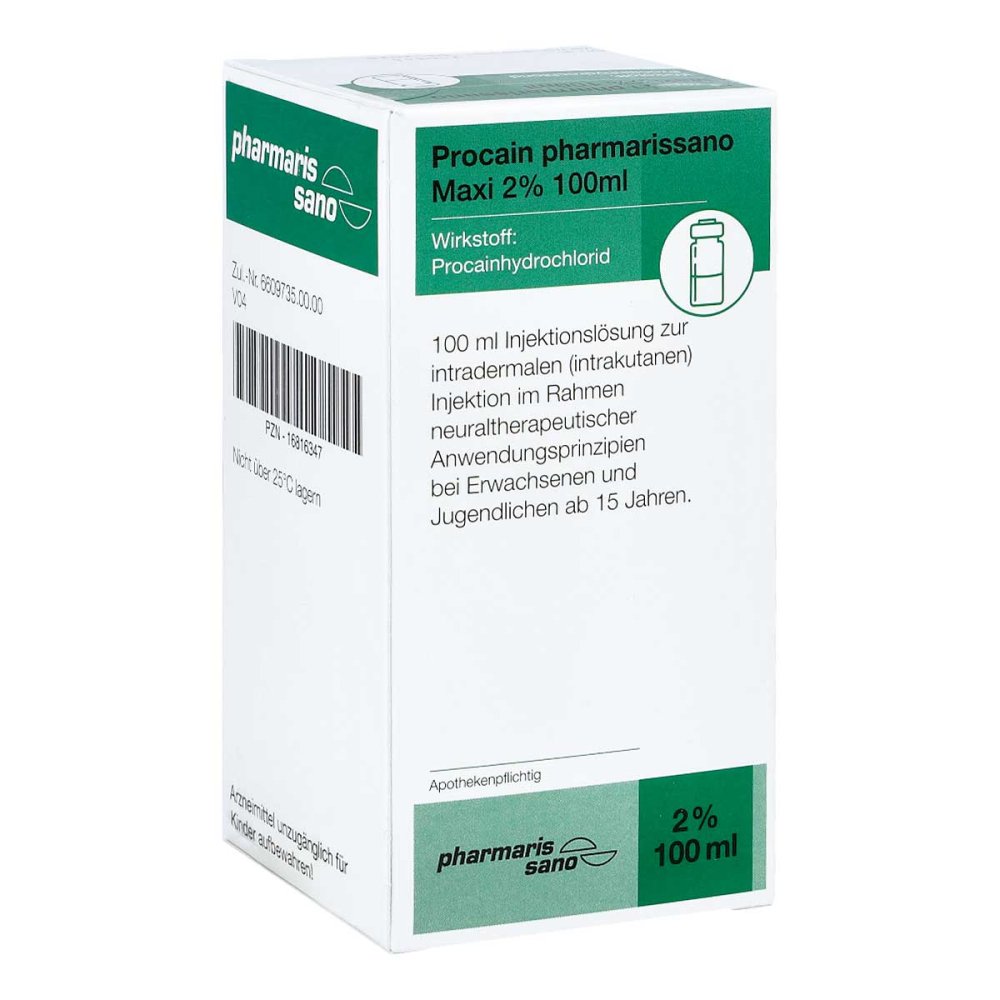 medphano Arzneimittel GmbH Procain pharmarissano 2% Maxi 16816347