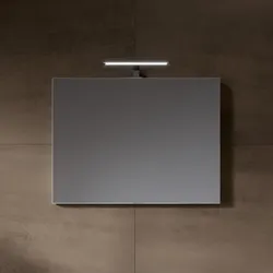 RIHO Porto Spiegel rechteckig, ohne Beleuchtung, verspiegelt, F014015ALU, Ausführung: 800x600mm