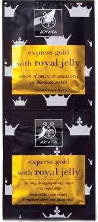 Apivita Express gold Mascarilla Reafirmante Jalea Real 2 udsx8 ml
