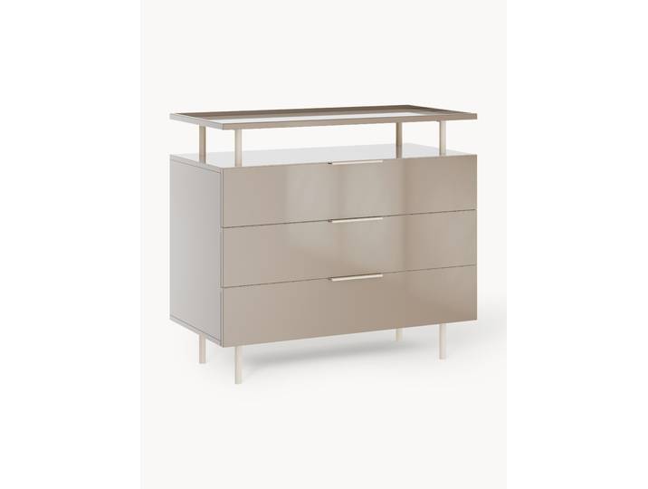 Commode haute brillance Lennie