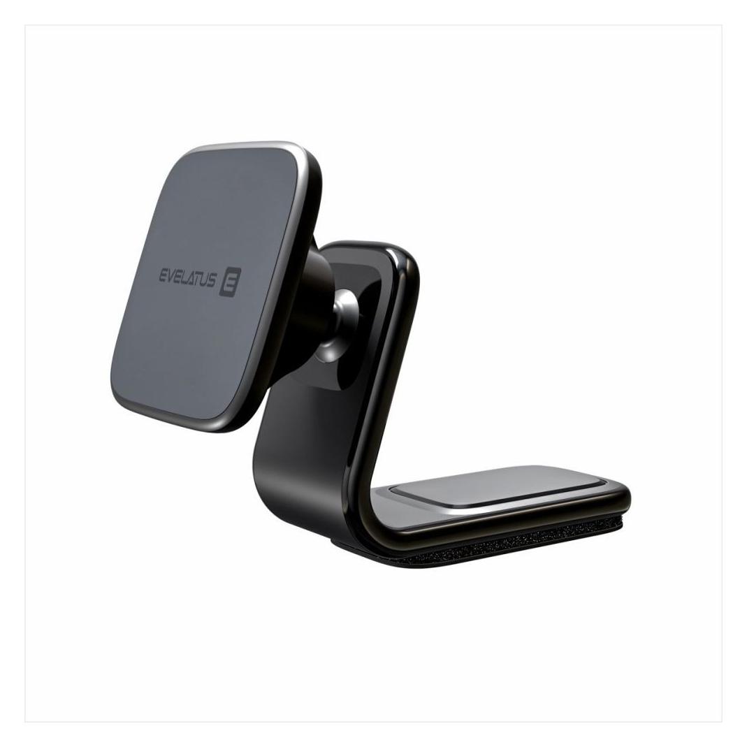 Evelatus Auto holder Adhesive bendable mount with MagSafe C2+K3 Black (EVELATUS)