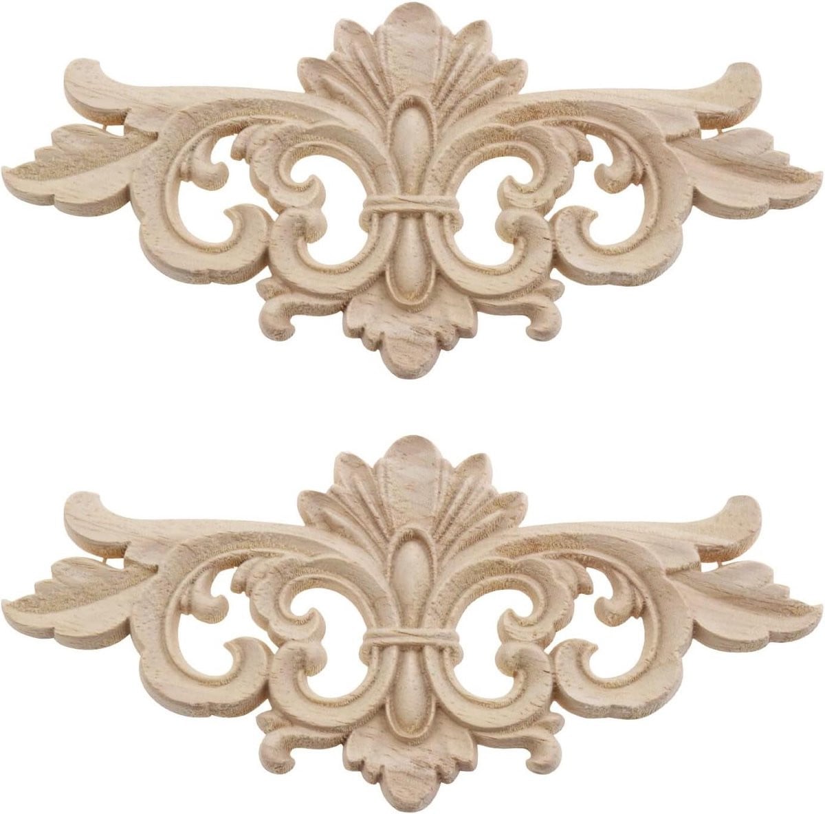 Allecto Plus Houten Uitsnijdingen Decoratie voor Thuis Set van 2 Stuks
