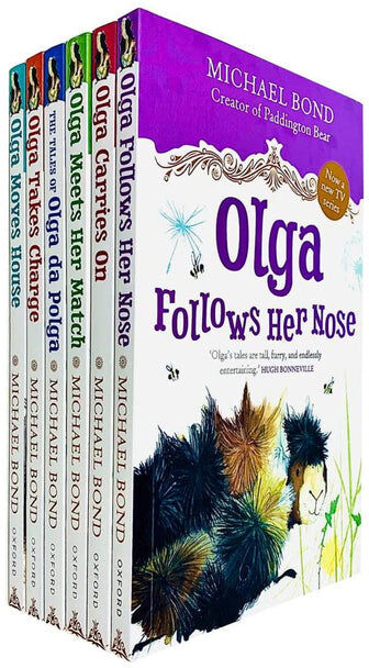Oxford University Press Olga Da Polga Series 6 Books Collection Set by Michael Bond - Paperback - Ages 5-7 - Classic Guinea Pig Stories - New