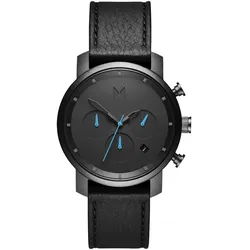 MVMT - CHRONO 40 - GUNMETAL BLACK - grau - anthrazit blau - schwarz / 40 MM