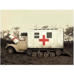 ICM V3000S/SS m Maultier with Shelter,WWII German Truck