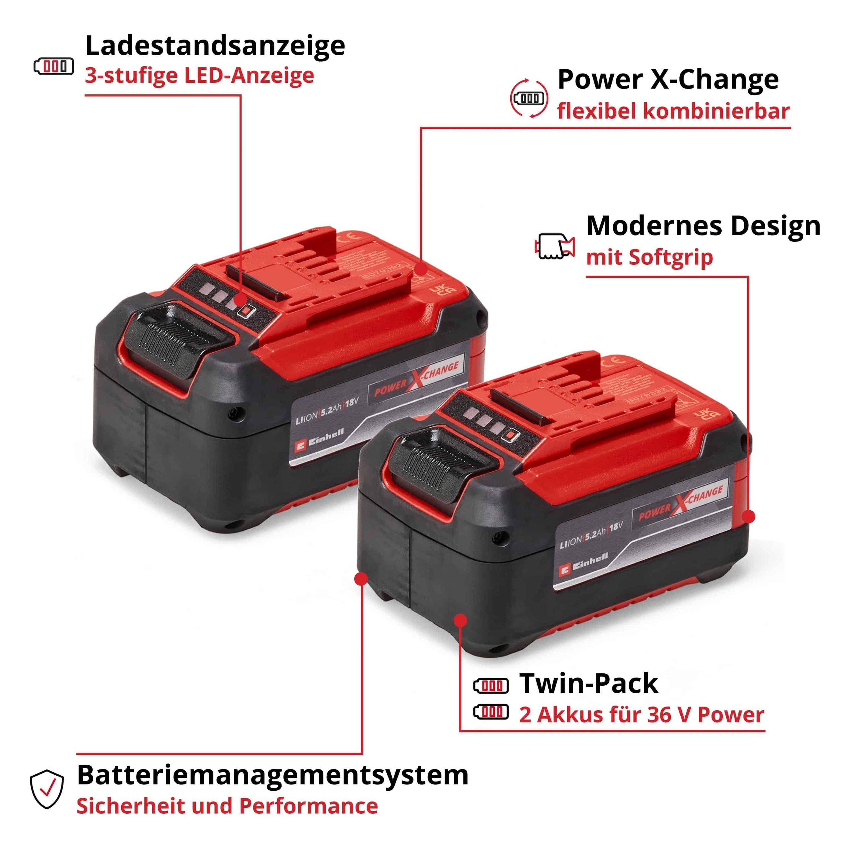 Einhell PXC-Twinpack (18 V) (4511526)