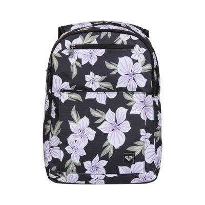Tagesrucksack ROXY "Here You Are Printed", Damen, schwarz (oil grün of the pacific axs), Polyester, Rucksäcke